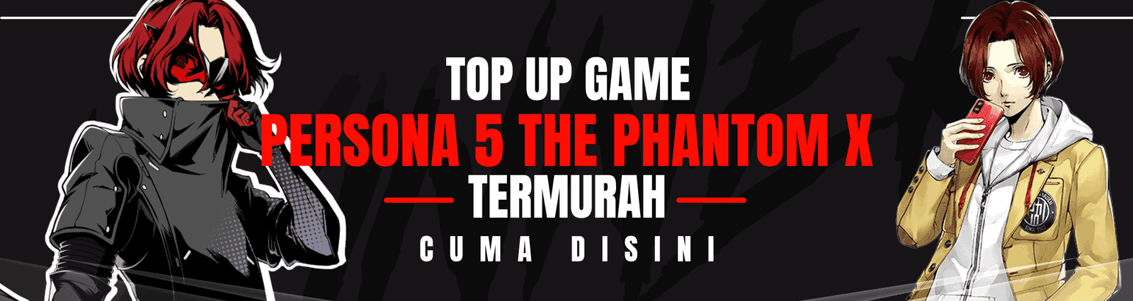 Persona 5 The Phantom X Banner